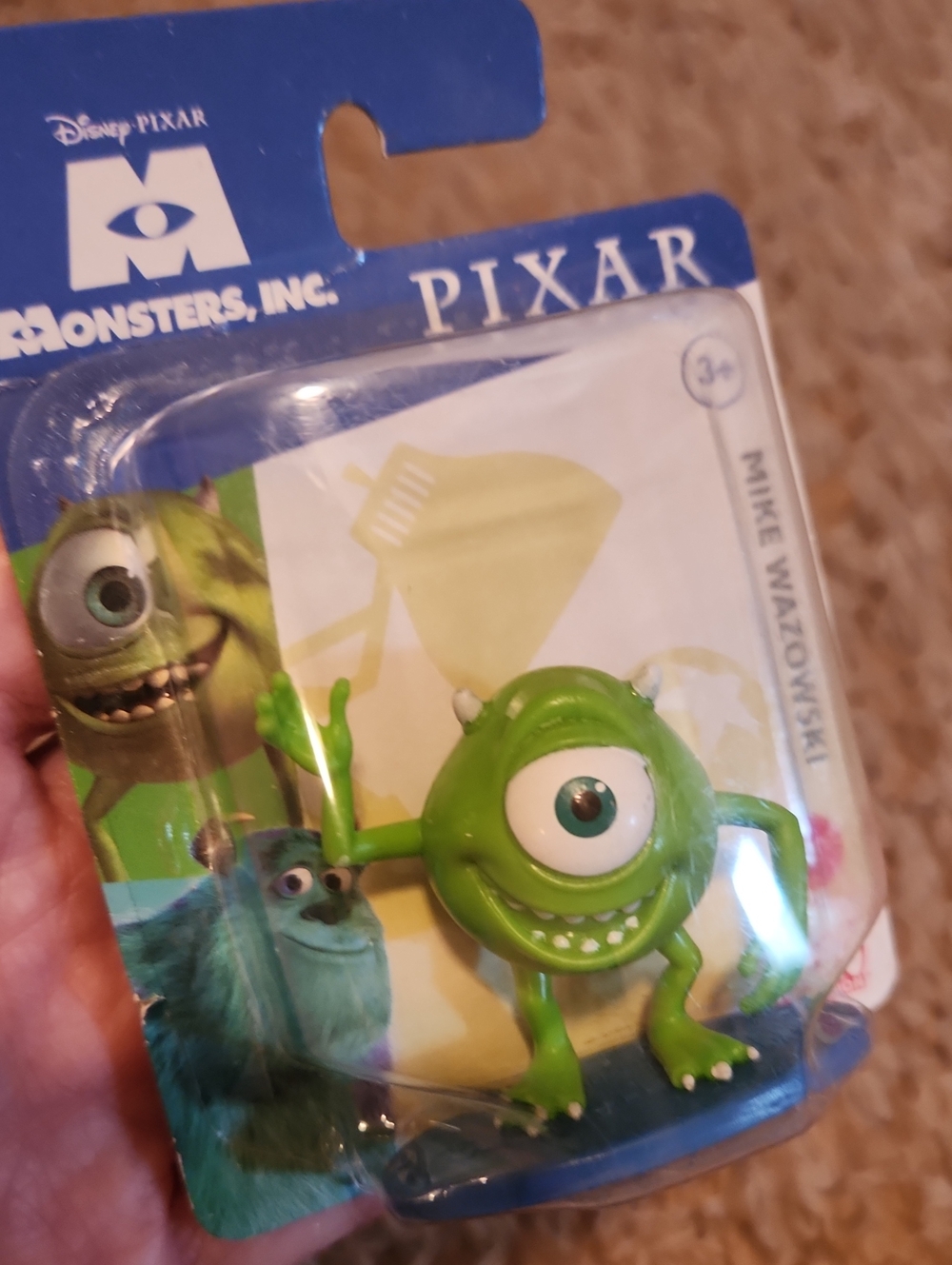 Green Mike Wazowski One-Eyed Monster Action Figure From Monsters INC - Picture 4 of 4